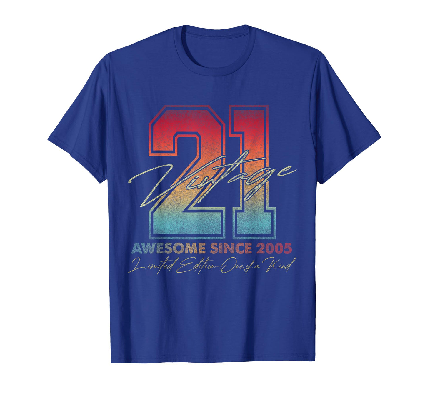 21 Year Old Gifts Vintage 2005 Limited Edition 21st Birthday T-Shirt