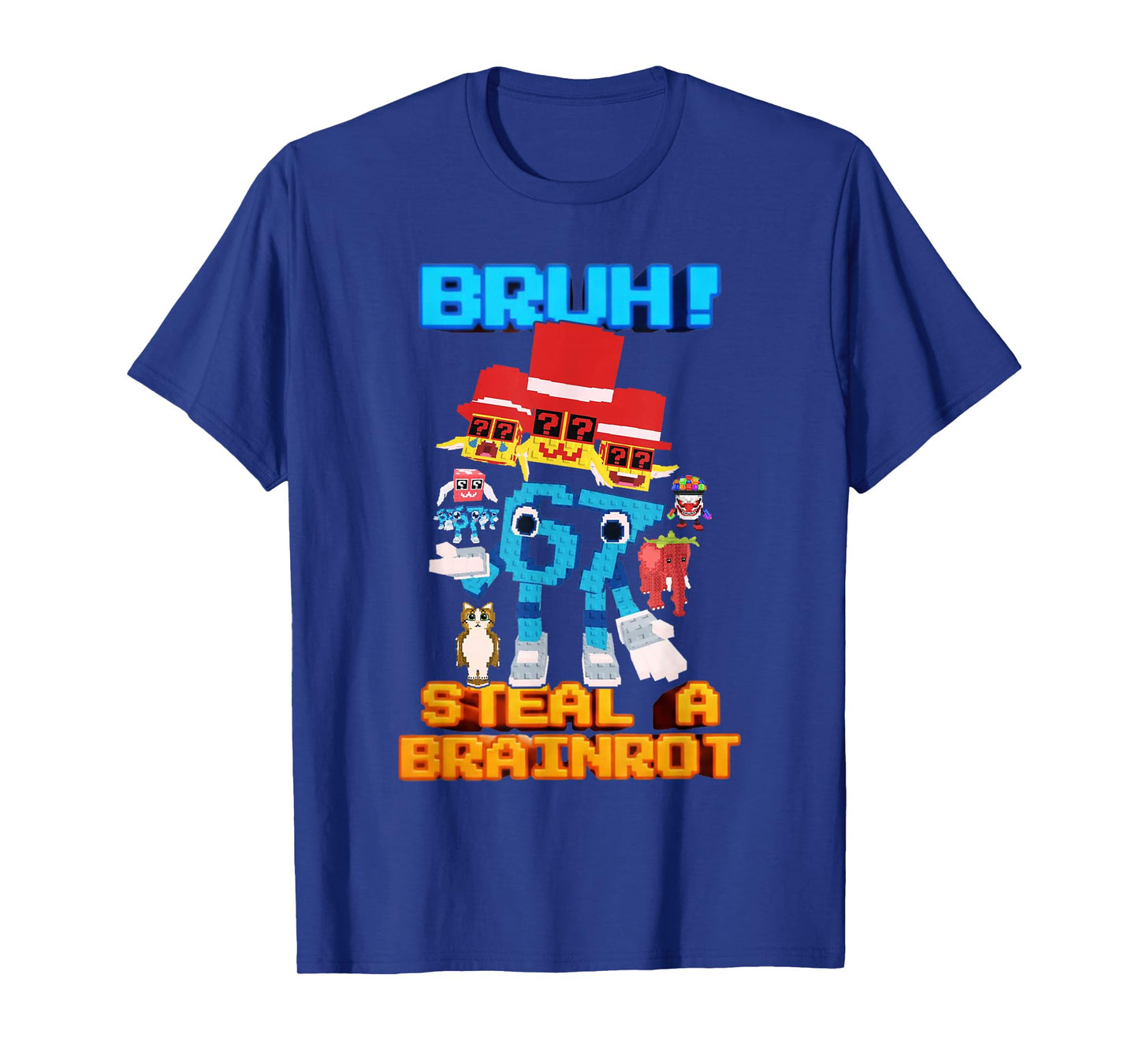 67 Six Seven 6-7 - Funny Steal Brainrot Kids Gaming Meme T-Shirt