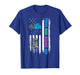 Proud Rare Disease Dad of A Rare Disease Warrior US Flag T-Shirt