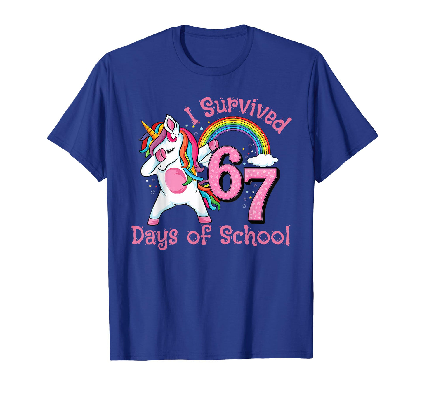 I Survived 67 Days of School Funny Six Seven 6 7 Meme T-Shirt