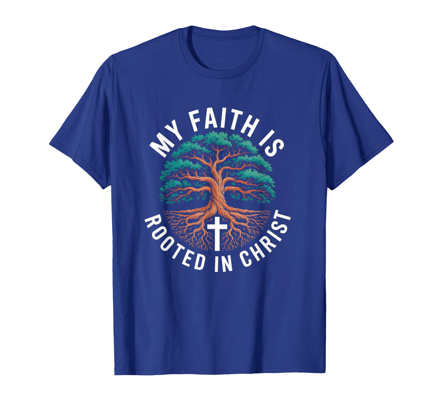 My Faith is Rooted in Christ Tree of Life Graphic T-Shirt