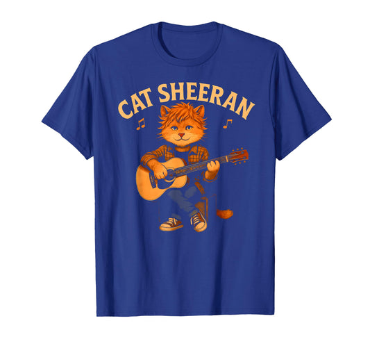 Cat Sheeran - Funny Cat Lover Music T-Shirt