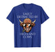 Easily Distracted by Highland Cows Cute Cattle Lover Farmers T-Shirt