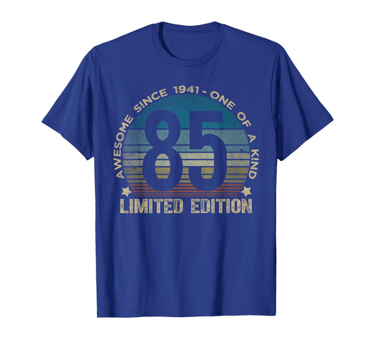 85 Year Old Gifts Vintage 1941 Limited Edition 85th Birthday T-Shirt