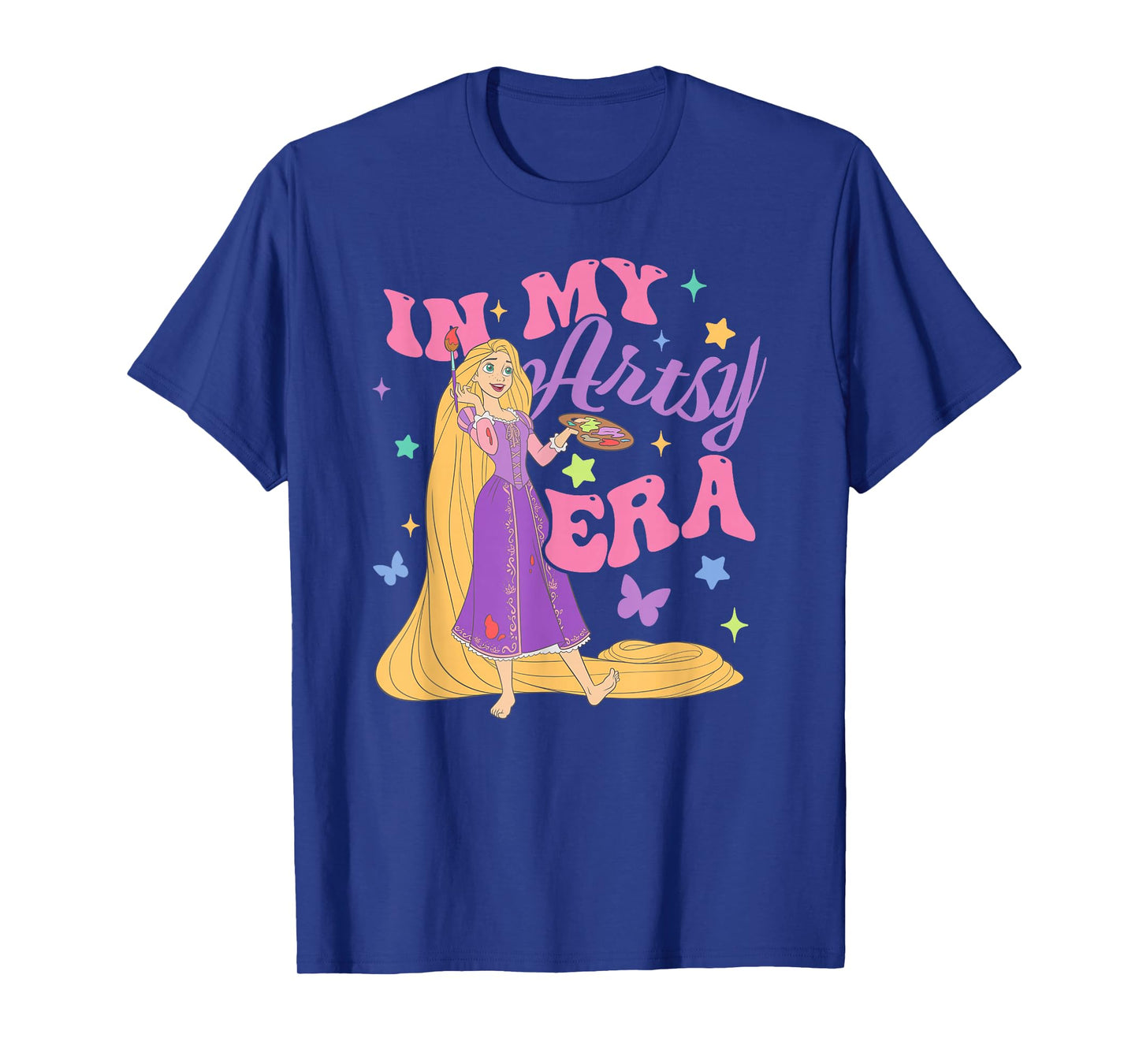 Disney Tangled Rapunzel in My Artsy Era Portrait T-Shirt