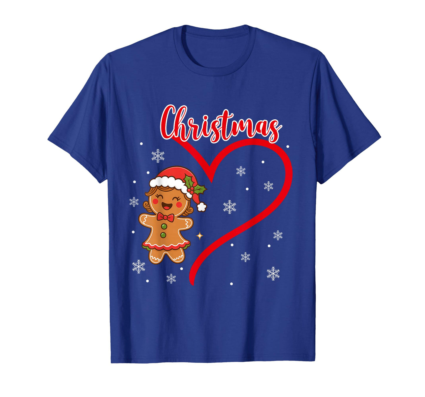 Merry Christmas Gingerbread Couple Christmas Pajama Matching T-Shirt