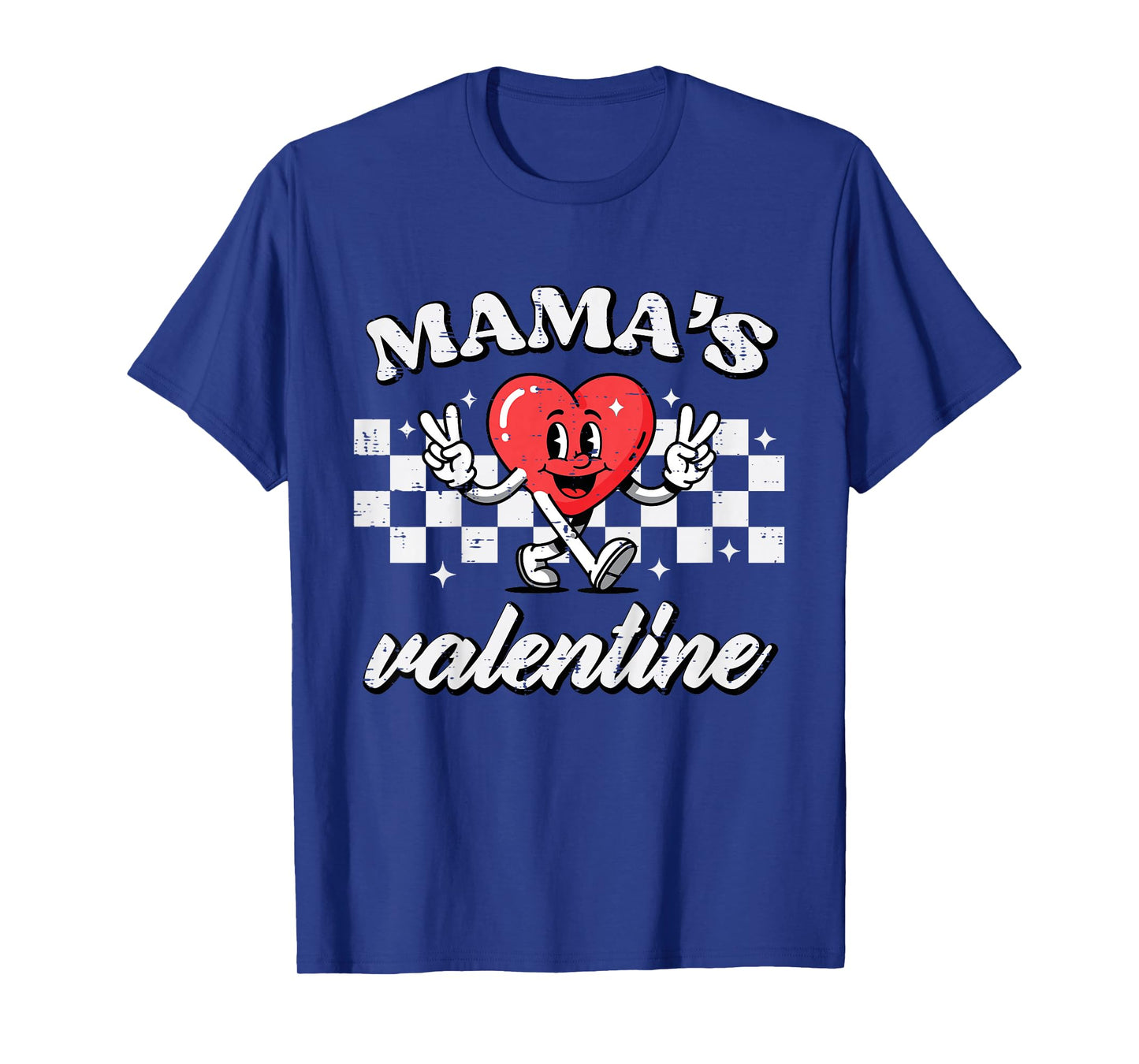 Kids Mamas Valentine Heart Peace Valentines Day Boys Kids Toddler T-Shirt