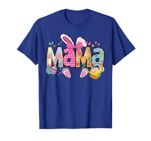 Mama Coquette Bow Bunny Easter Funny Mom Mommy Happy Easter T-Shirt