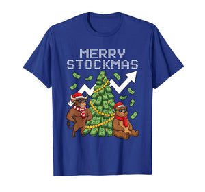 Investor Christmas Men Women Kids Funny Stock Market T-Shirt