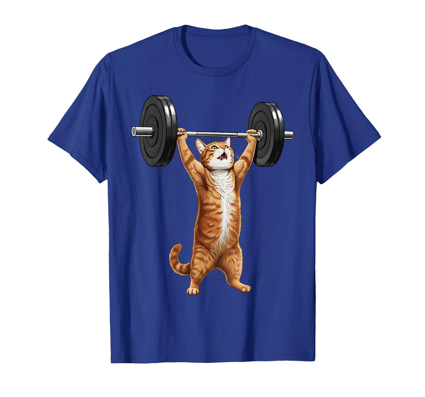 Funny Weight Lifting Gym Cat Deadlift T-Shirt