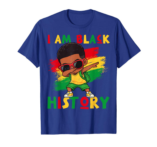 I Am Black History Month Black Melanin Boy Kids Toddlers T-Shirt