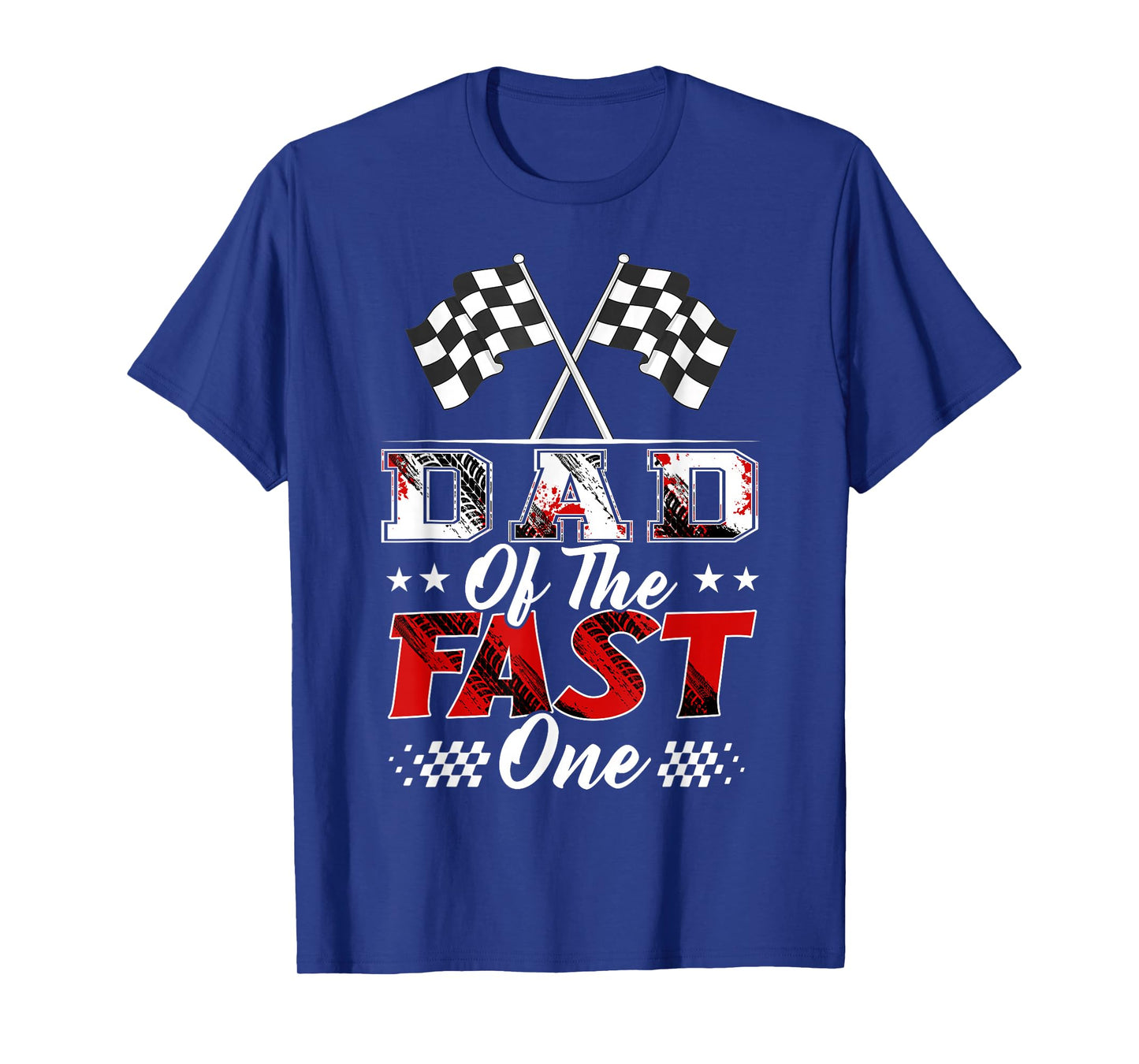 Dad of The Fast One Birthday 1st Race Car Family T-Shirt