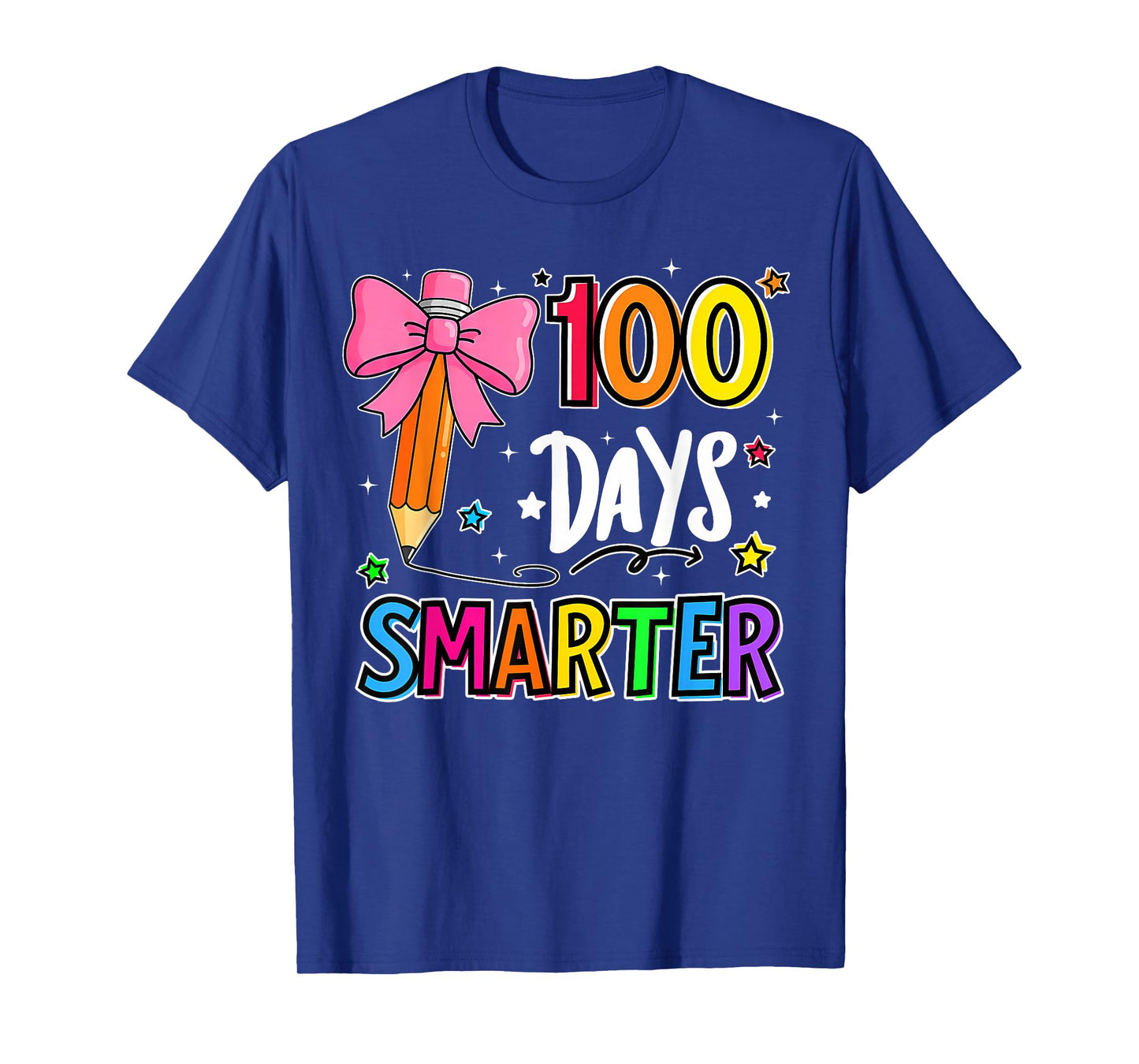 100 Days Smarter Bun 100th Day School Teacher Girls Kids T-Shirt