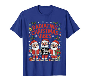 Funny Xmas Radiating Christmas Vibes X-ray Radiology Tech T-Shirt