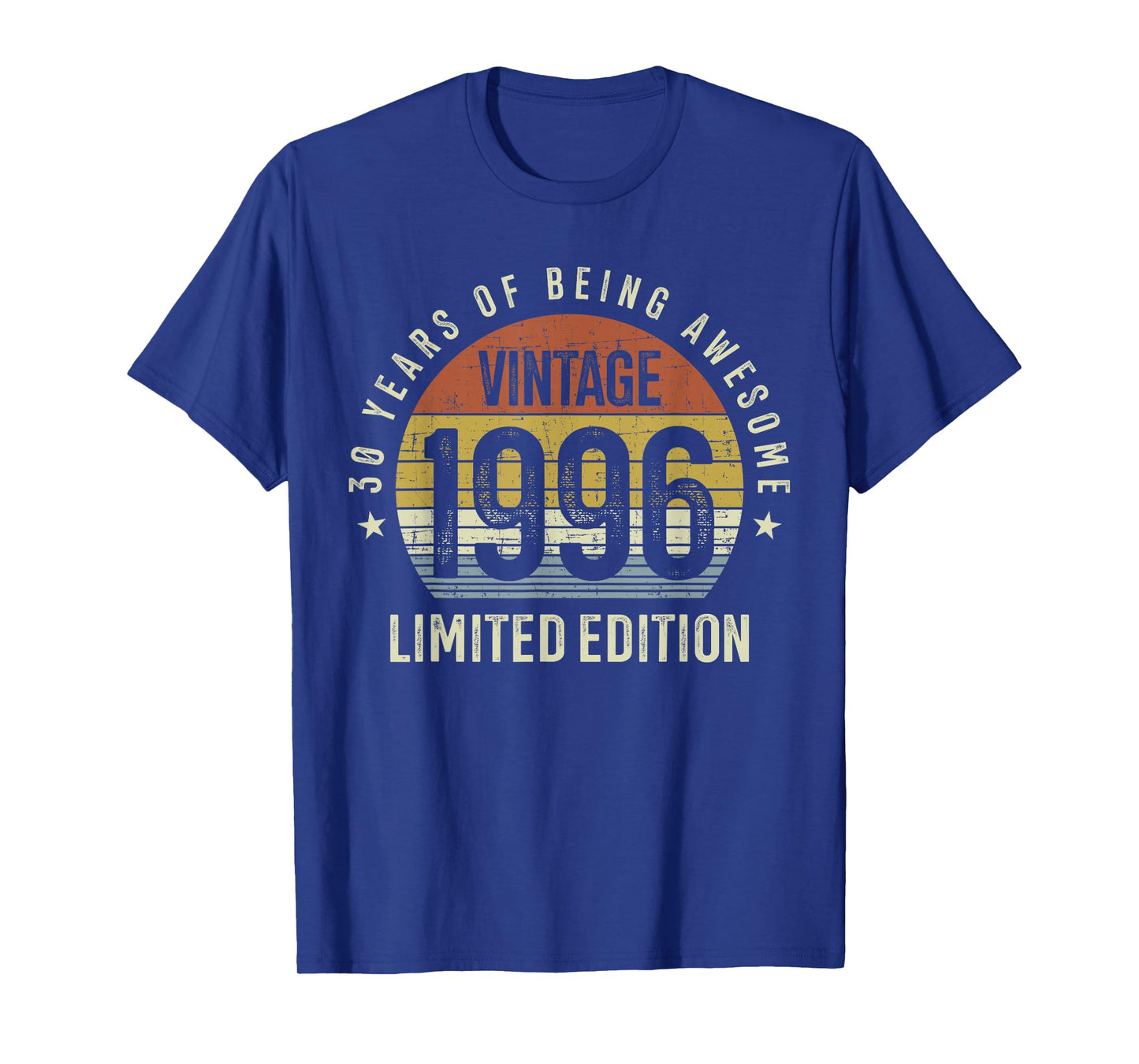 30th Birthday Vintage 1996 Limited Edition 30 Years Old T-Shirt