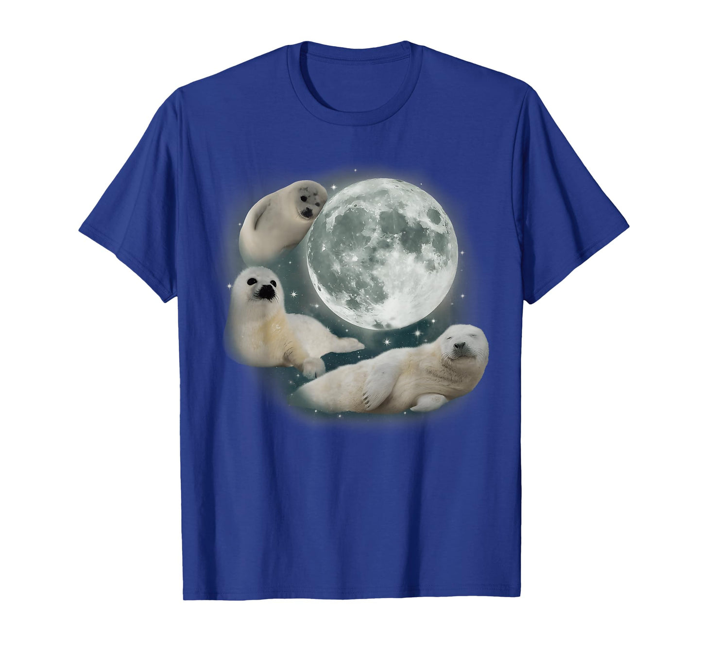 Three Baby Seal Vintage Graphic 90s Funny Women Men Kids T-Shirt