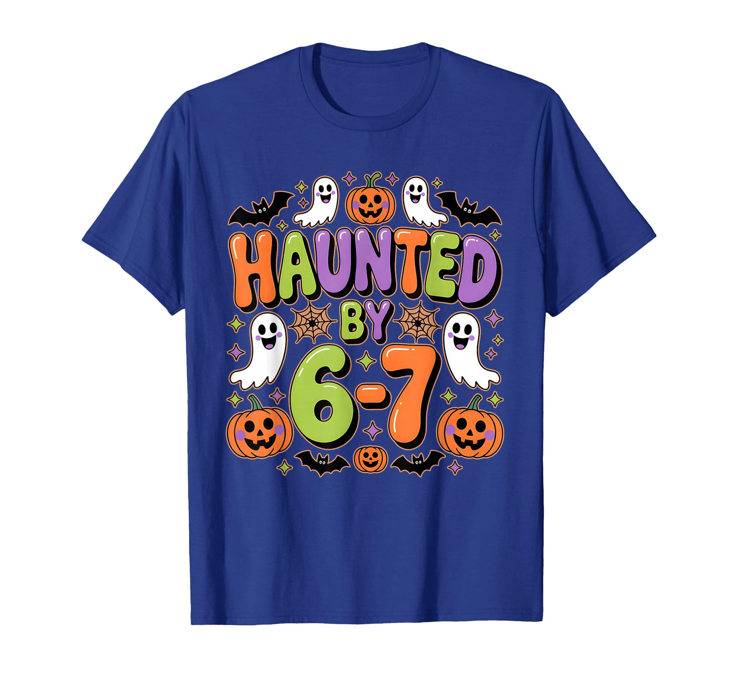 Haunted by 6-7 Costume Halloween 6-7 Meme six Seven T-Shirt