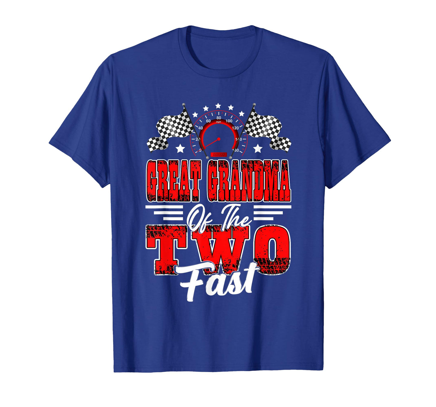 Great Grandma of The Two Fast 2nd Birthday Racing Car T-Shirt