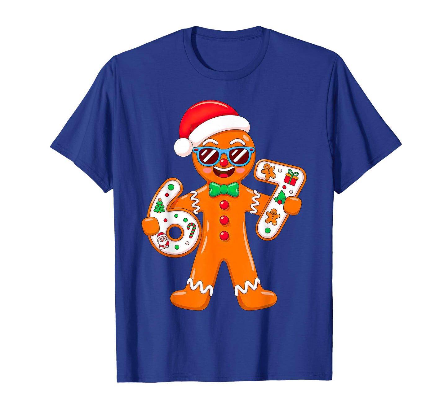 Gingerbread Six Seven 67 Gingerbread Man Xmas T-Shirt