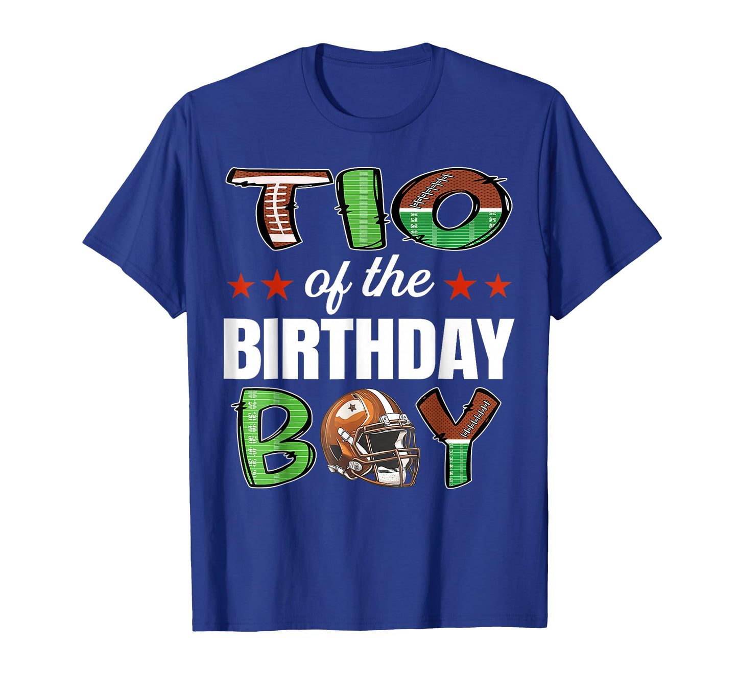 TIO of The Birthday Boy Football Family Matching T-Shirt