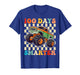 100 Days Smarter 100th Day of School Monster Truck Boys Kids T-Shirt