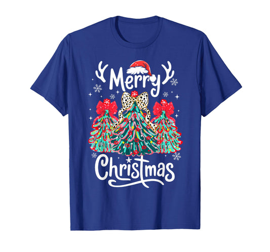 Merry Christmas Family Funny Christmas Tree Women Men Xmas T-Shirt