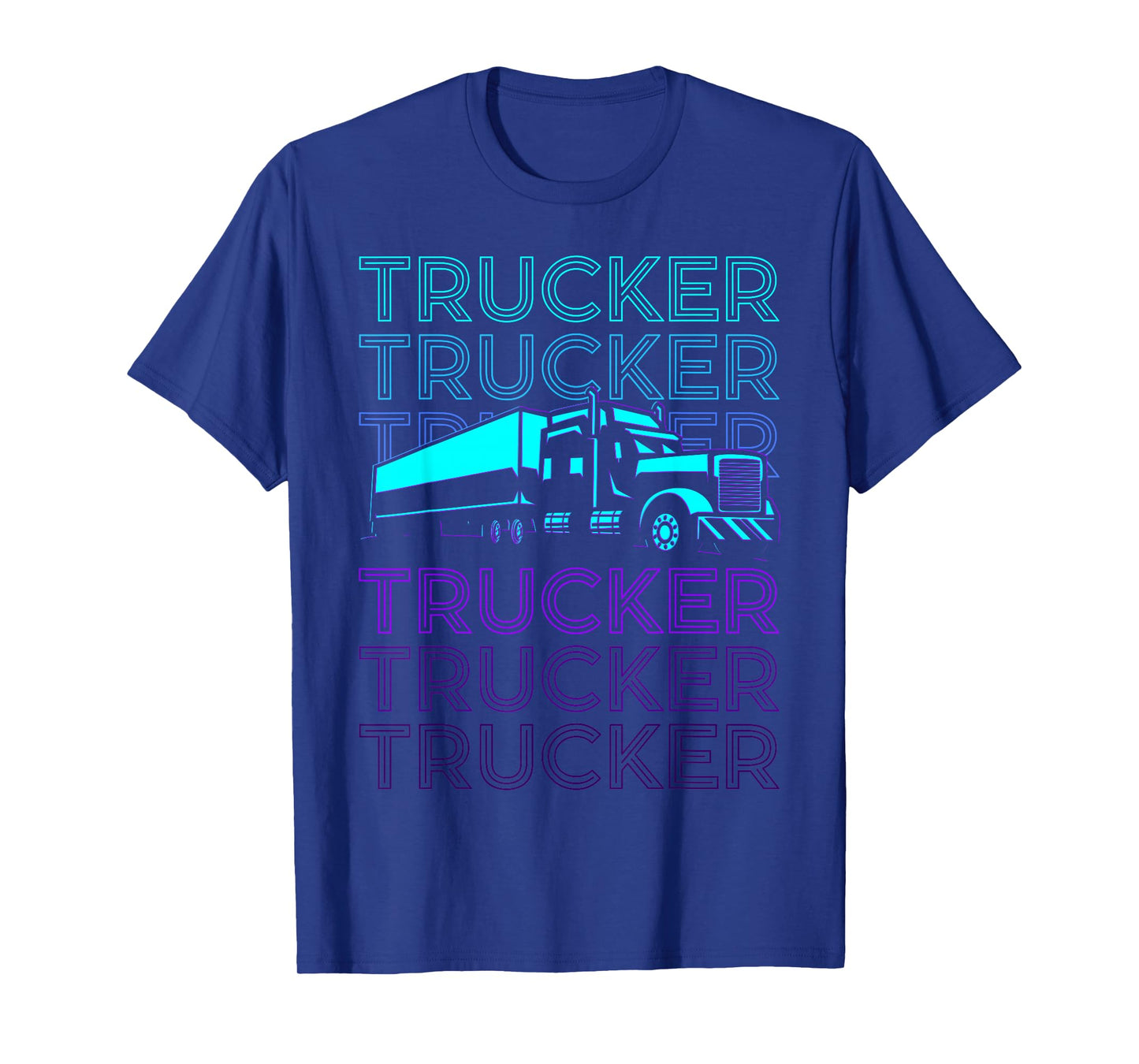 Trucker Truck Driver Retro T-Shirt
