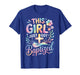 Baptism This Girl Just Got Baptized Christian Cross Pastel T-Shirt