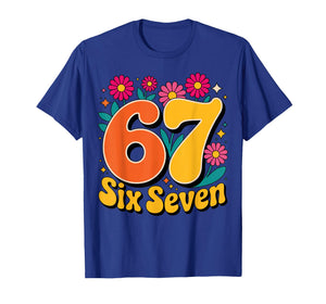 67 Six Seven Funny Meme for Women Teacher T-Shirt