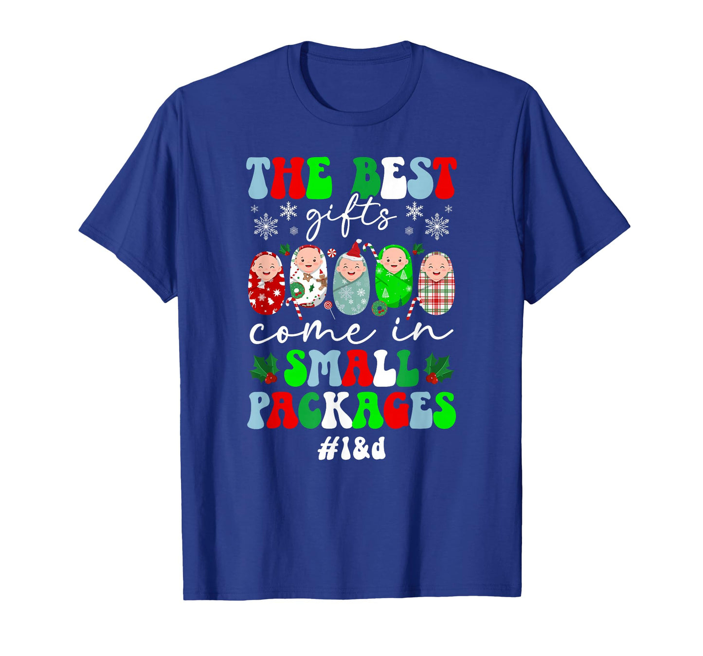 L&D Nurse Christmas Labor and Delivery Nurse Xmas Party T-Shirt