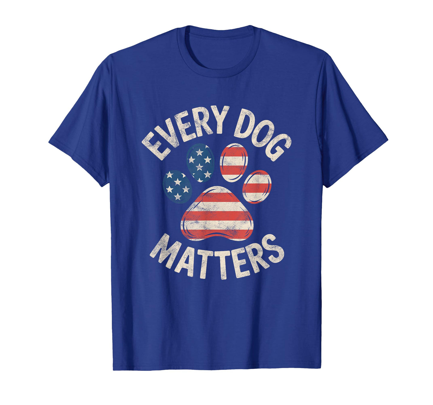 Every Dog Matters USA Distressed T-Shirt