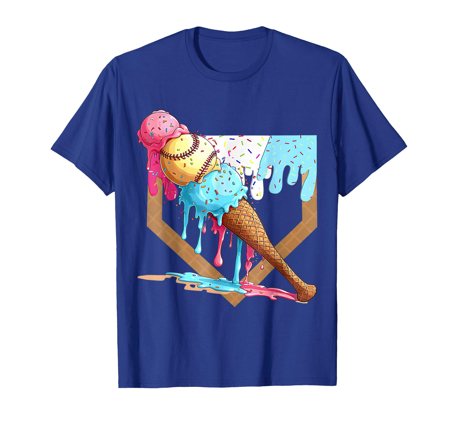 Baseball Lifestyle Apparel Youth Baseball Drip Icecream T-Shirt