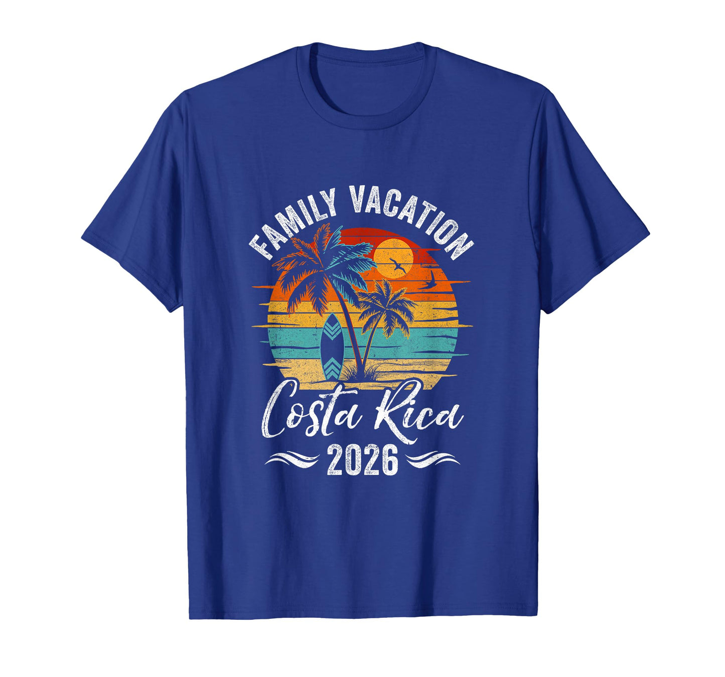 Family Vacation 2026 Vintage Costa Rica Summer Matching Trip T-Shirt