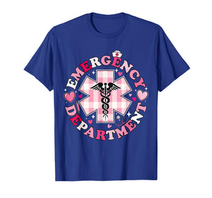 Cute Emergency Department Valentines Day ER Nurse T-Shirt