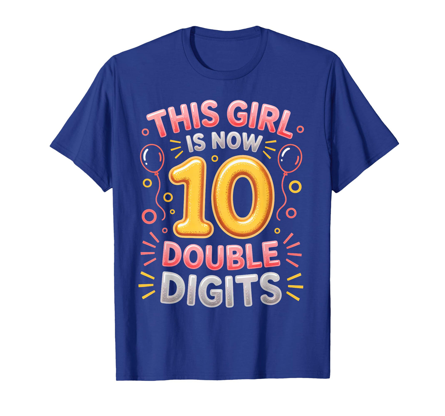 It's My 10th Birthday Shirt for Girls 10 Years Old Birthday T-Shirt