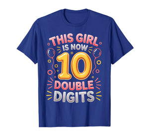 It's My 10th Birthday Shirt for Girls 10 Years Old Birthday T-Shirt