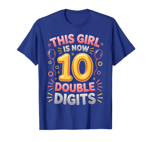 It's My 10th Birthday Shirt for Girls 10 Years Old Birthday T-Shirt