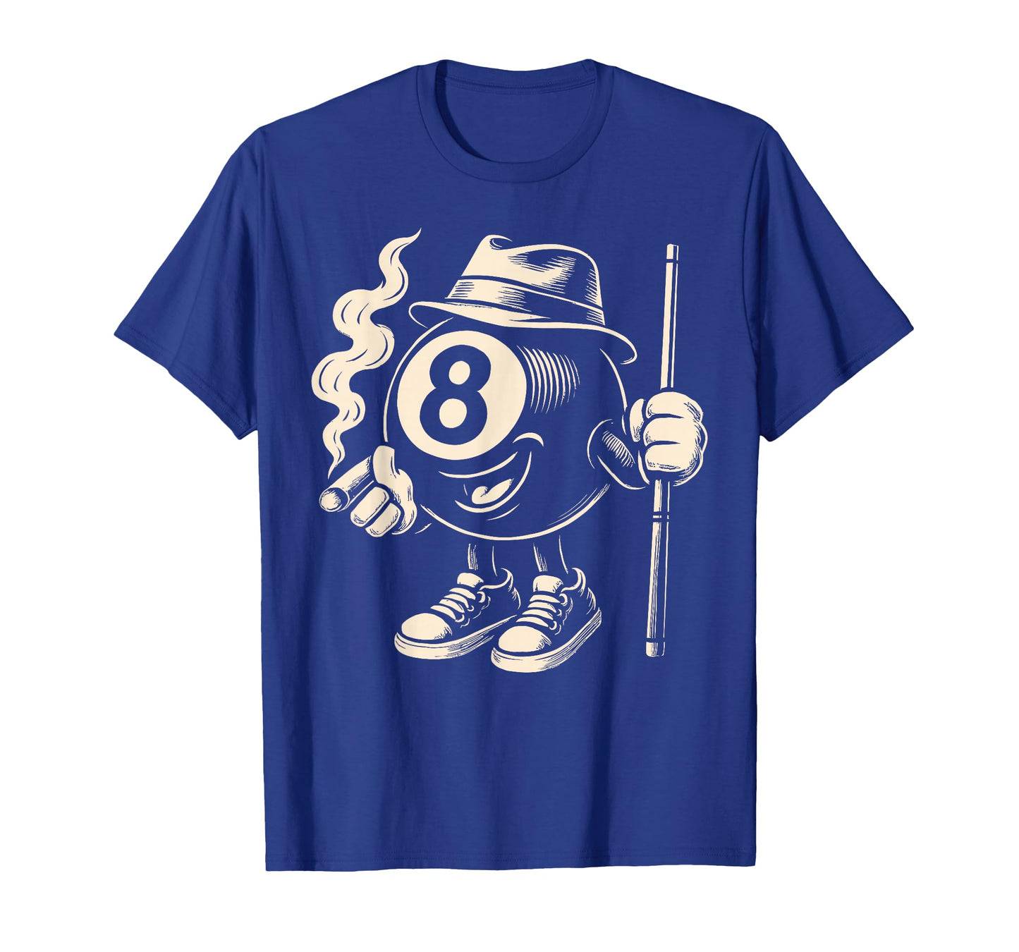 Billards 8 Ball Graphic Pool Billiard Player T-Shirt