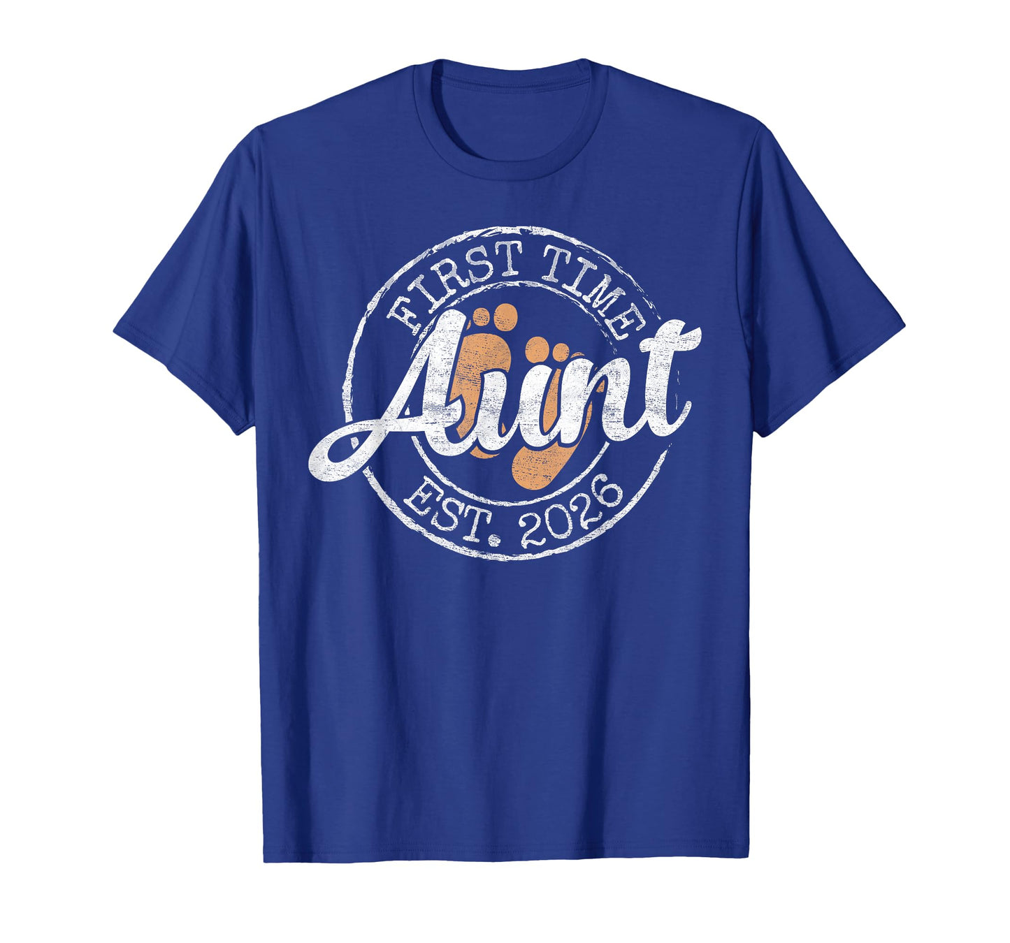 First Time Aunt Est 2026 Stamp Soon Promoted to Auntie T-Shirt