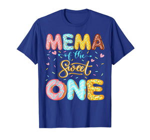 Mema of The Sweet One 1st Birthday Girl Donut Lover T-Shirt