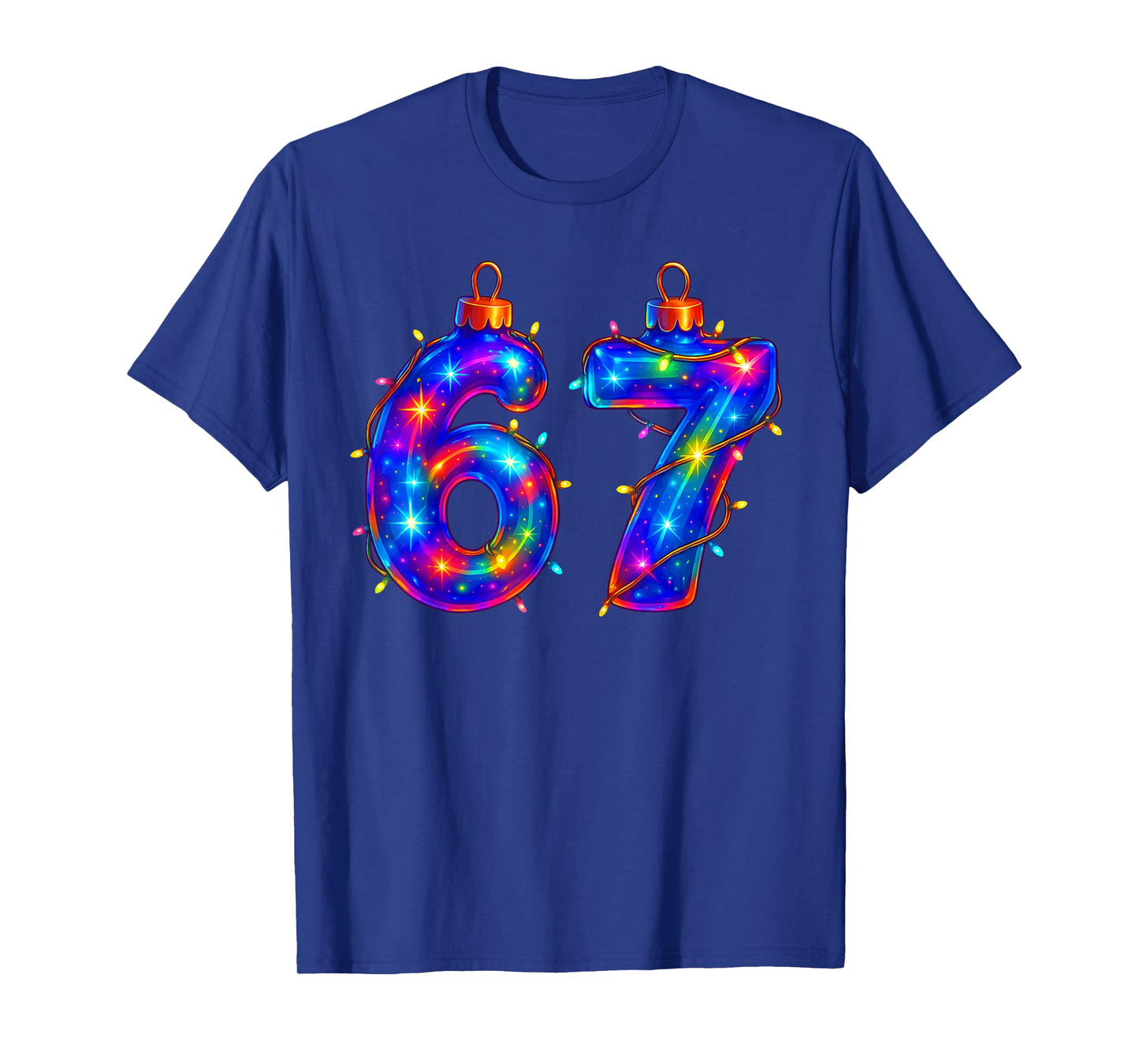 67 Christmas Ornament Meme Ice Drip Holiday Pajama 6 7 T-Shirt
