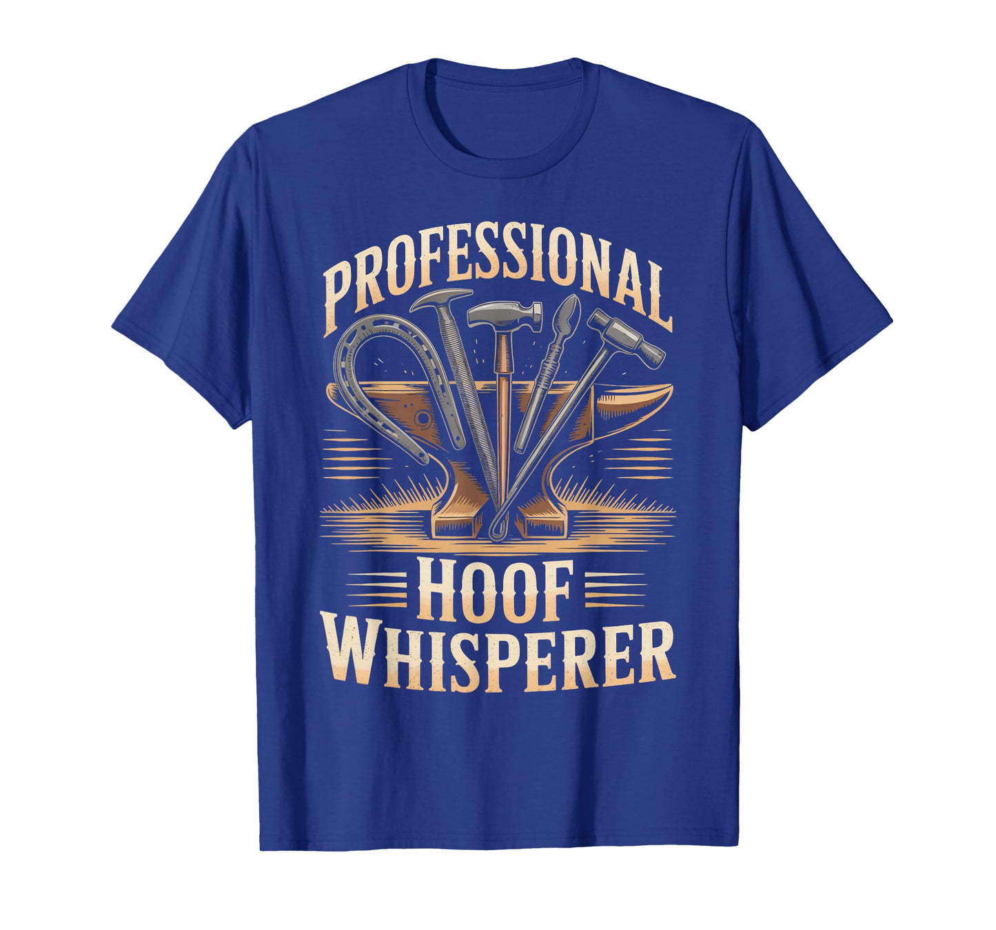 Hoof Whisperer Horse Shoeing Horseshoer Blacksmith Farrier T-Shirt