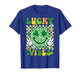 Groovy St Patricks Day Lucky Vibes Shamrock Women Men Kids T-Shirt