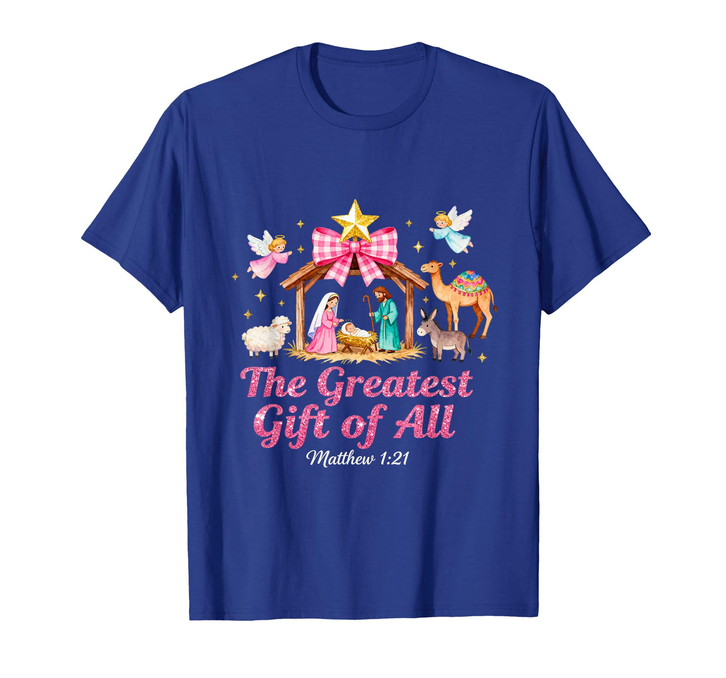 Religious Faith Christmas Coquette T-Shirt