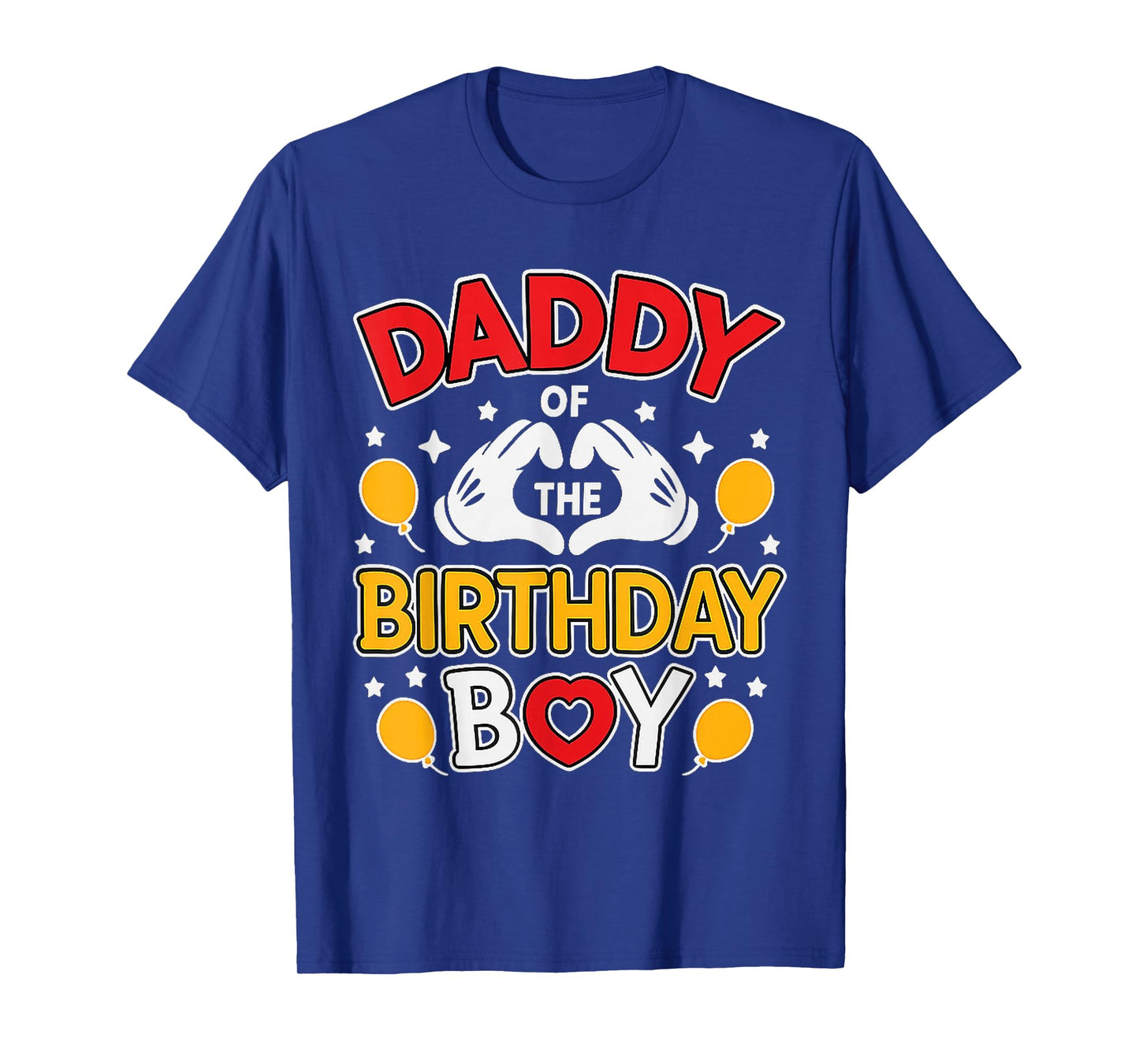 Daddy of The Birthday Boy Shirt Matching Dad Son Family Bday T-Shirt