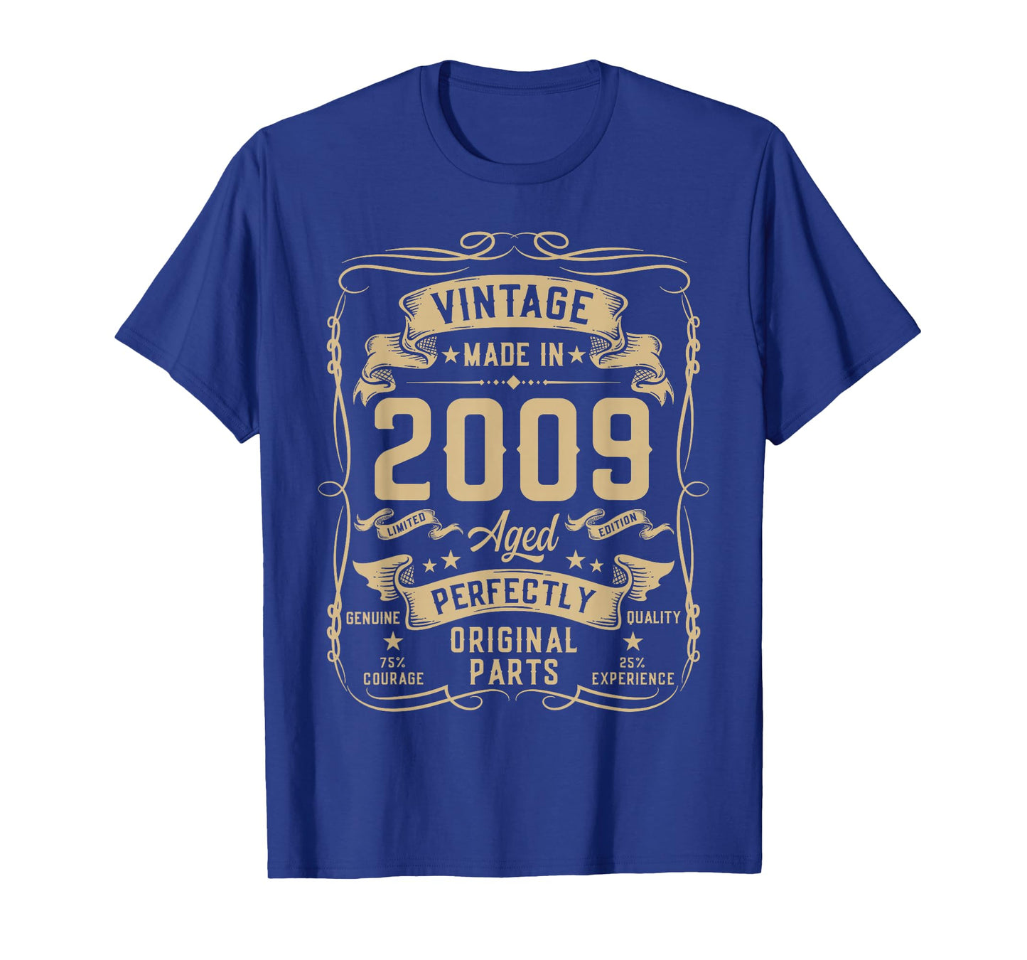 Vintage 2009 17yr 17th Birthday Gifts for Boys 17 Years Old T-Shirt
