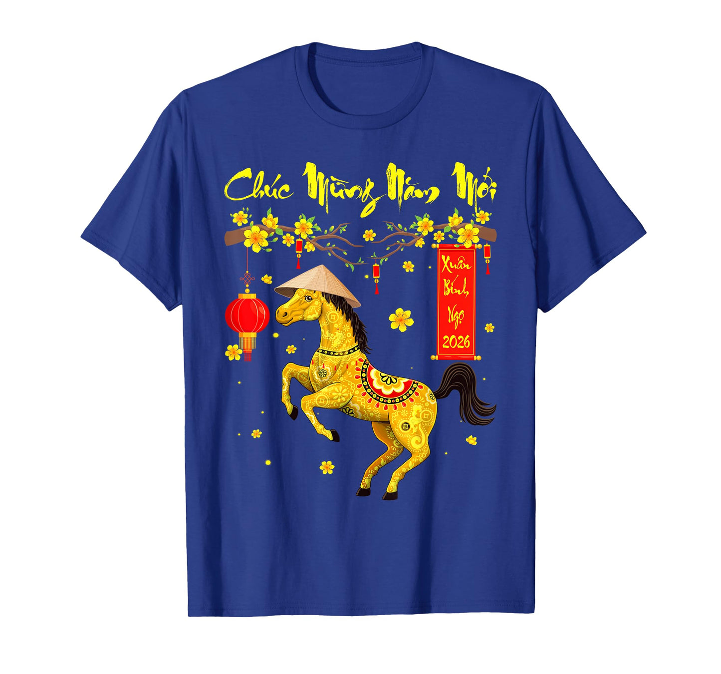 Chuc Mung NAM Moi Xuan Binh NGO Happy TET 2026 Horse Kids T-Shirt