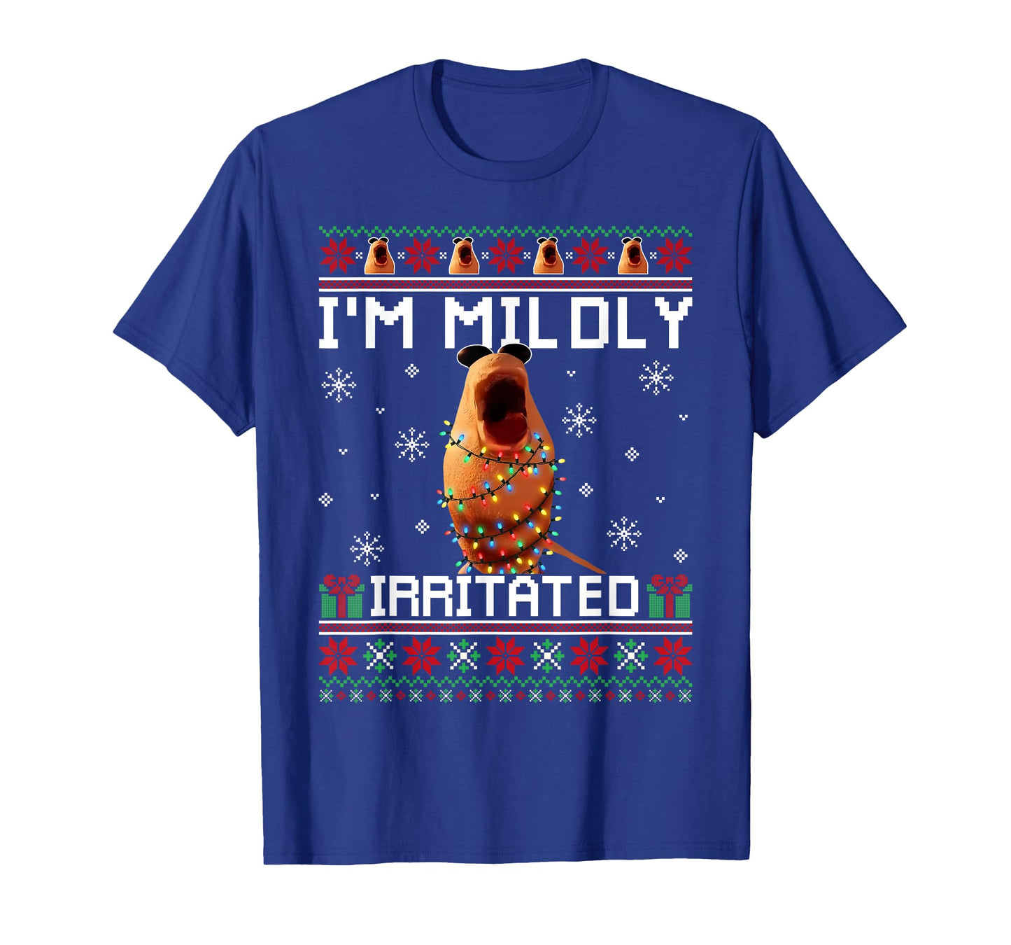 I'm Mildly Irritated Marcus The Worm Christmas Funny Meme T-Shirt