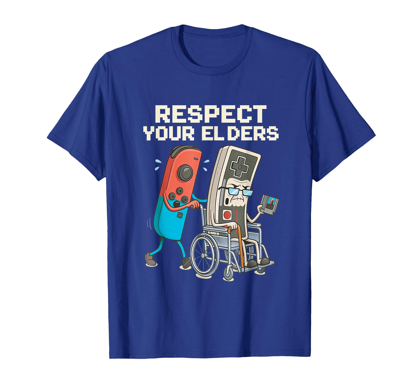 Respect Your Elders Gaming Retro Funny Gamer Controller 80s T-Shirt