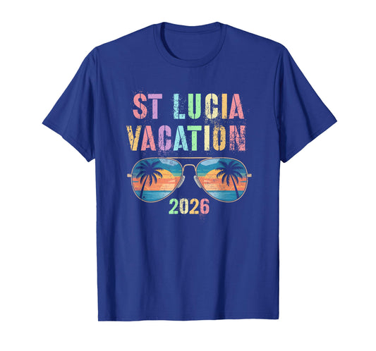 Cute ST Lucia Vacation 2026 Trip Swim Vacay Matching All T-Shirt